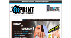 Desktop Screenshot of fitprintmarketing.com